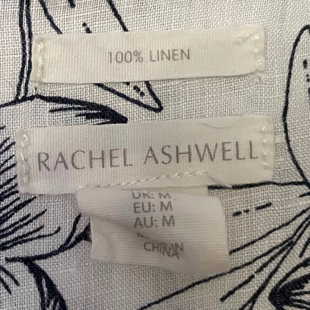 Lovely Rachel Ashwell 100% Linen Blouse - Picture 2 of 11
